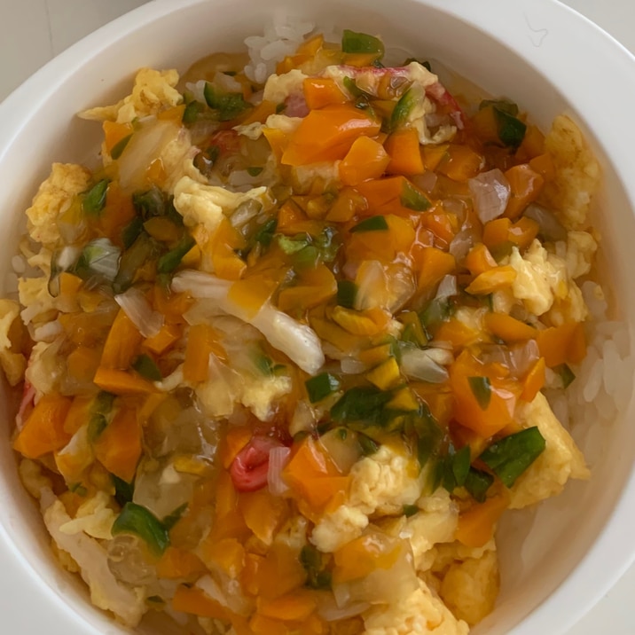 1歳児がパクパク!野菜あんかけ豆腐カニ玉
